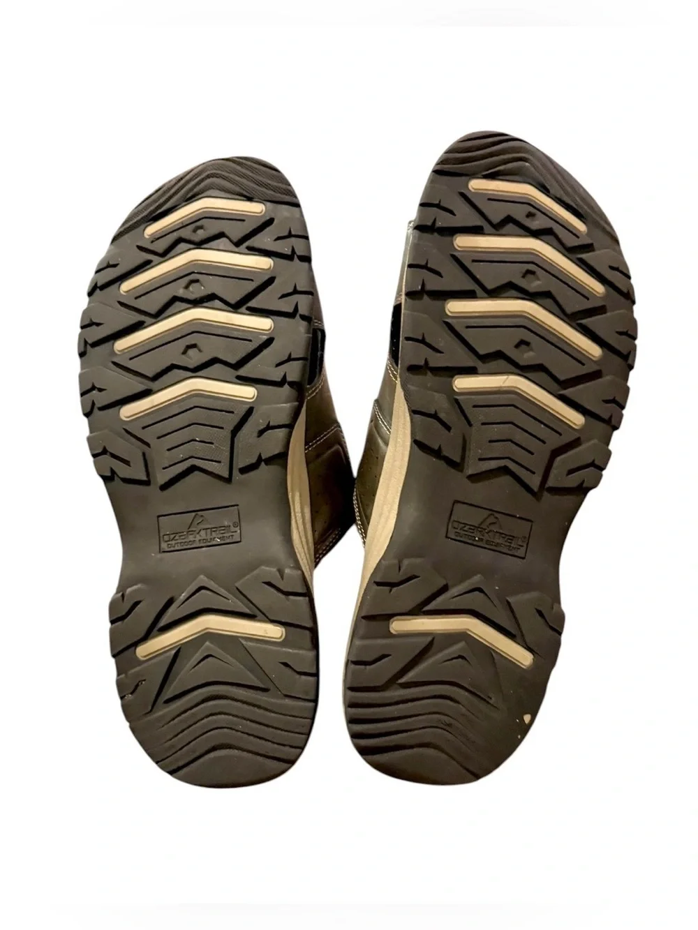 Ozark Trail Men's River Slide Brown / Tan Slip On Sandals